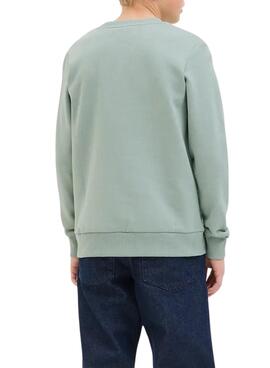 Sudadera Jack and Jones Geplas verde para niño