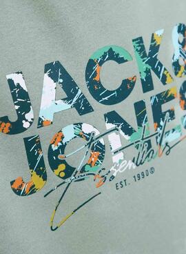 Sudadera Jack and Jones Geplas verde para niño