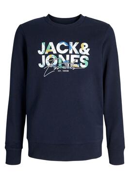 Sudadera Jack and Jones Geplas marino para niño