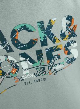 Sudadera capucha Jack and Jones Geplas verde niño