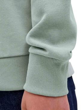 Sudadera capucha Jack and Jones Geplas verde niño