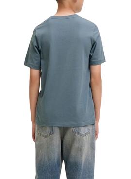 Camiseta Jack and Jones Pan azul para niño