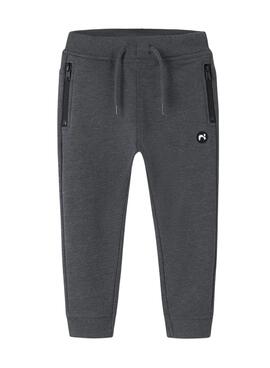 Pantalón deportivo Name It Vimo gris para niño