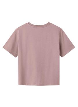 Camiseta Name It Lise Marie lila para niña