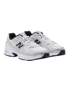 Zapatillas New Balance U740 blanco y negro para mujer