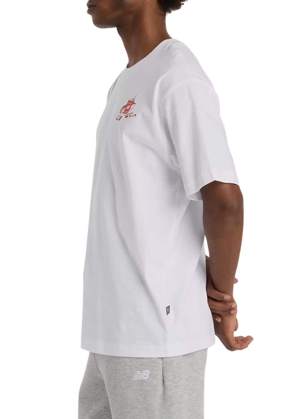 Camiseta New Balance Spectator blanco para hombre