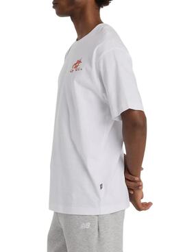 Camiseta New Balance Spectator blanco para hombre