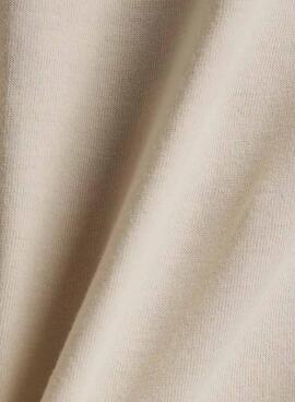 Camiseta New Balance Circular logo beige para hombre