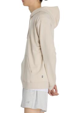 Sudadera New Balance Circular Logo beige para hombre