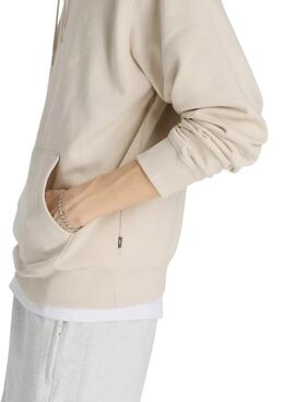 Sudadera New Balance Circular Logo beige para hombre