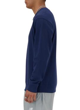 Sudadera New Balance Sport azul para hombre