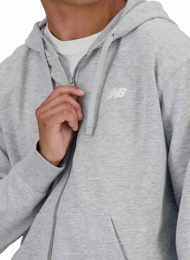 Chaqueta New Balance Sport gris para hombre