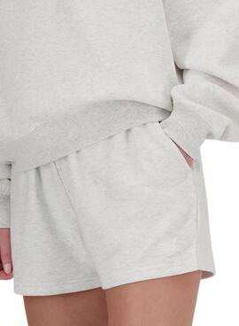 Shorts New Balance Sport gris para mujer