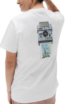 Camiseta El Pulpo Old School blanco para hombre