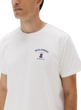 Camiseta El Pulpo Sealovers blanco para hombre