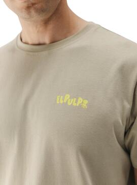 Camiseta El Pulpo Ice Cream verde para hombre