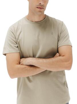 Camiseta El Pulpo básico verde para hombre