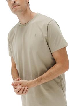 Camiseta El Pulpo básico verde para hombre