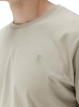Camiseta El Pulpo básico verde para hombre