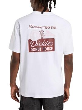 Camiseta Dickies Burns blanco para hombre