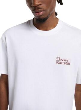 Camiseta Dickies Burns blanco para hombre