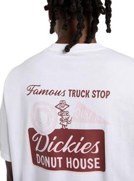 Camiseta Dickies Burns blanco para hombre