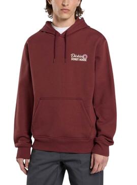 Sudadera Dickies Donut granate para hombre
