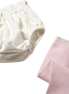 Conjunto Mayoral 3 piezas rosa para recién nacida