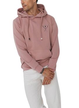 Sudadera El Pulpo Palas rosa polvo para hombre