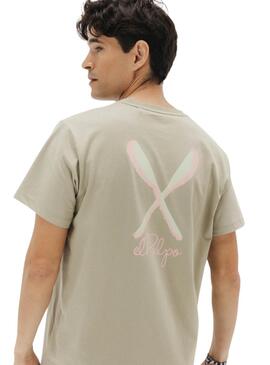 Camiseta El Pulpo Palas verde para hombre