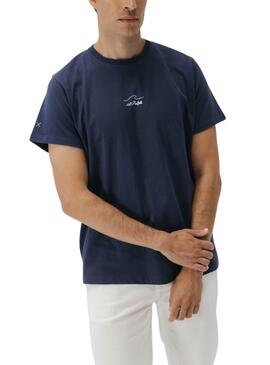 Camiseta El Pulpo El Mar azul para hombre