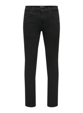 Pantalón Only and Sons Loom negro para hombre