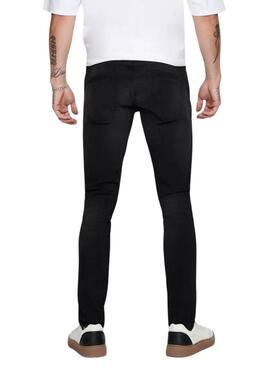 Pantalón vaquero Only and Sons Loom negro para hombre