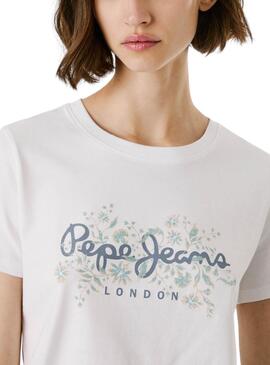 Camiseta Pepe Jeans Bero blanco para mujer