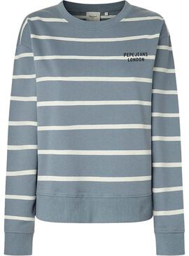 Sudadera Pepe Jeans Biridiana azul para mujer