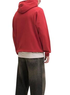 Sudadera Jack and Jones Norrebo rojo para hombre