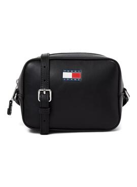 Bolso Tommy Jeans Daily Elevated  negro para mujer 