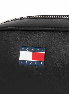 Bolso Tommy Jeans Daily Elevated  negro para mujer 