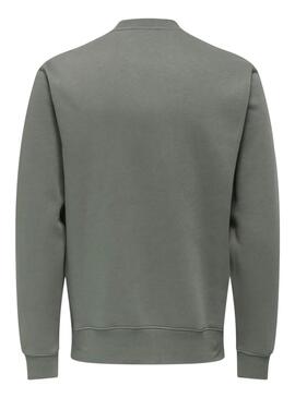 Sudadera Only and Sons Dawson verde para hombre