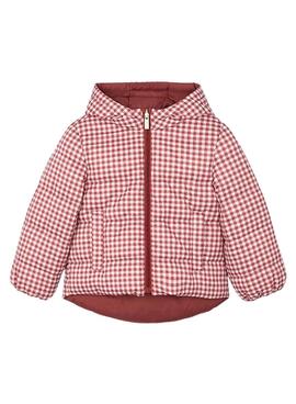 Abrigo Mayoral reversible acolchado granate niña