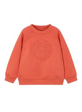 Sudadera Mayoral relieve naranja para niño