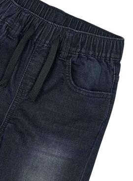 Pantalón vaquero Mayoral jogger negro para niño
