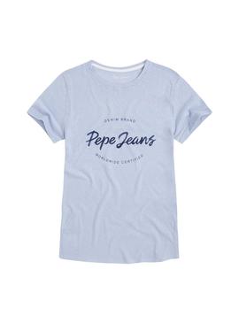 Camiseta Pepe Jeans Erin Azul Mujer