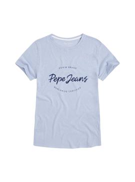 Camiseta Pepe Jeans Erin Azul Mujer