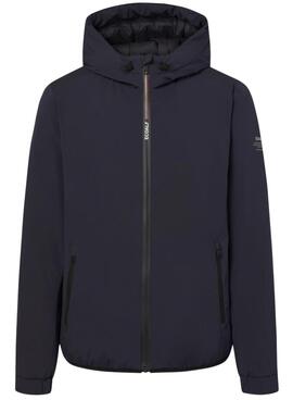 Cazadora Ecoalf Cartes azul marino para hombre