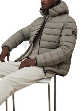Cazadora Ecoalf Aspen beige para hombre