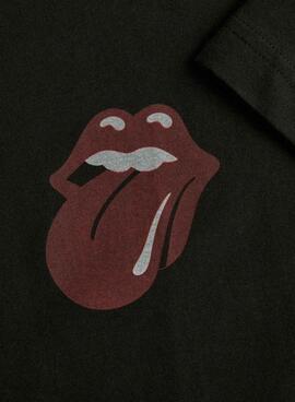 Camiseta Jack and Jones Rolling Stones negro para hombre