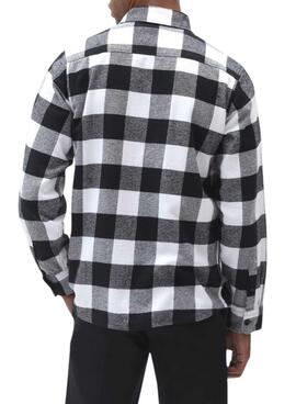 Camisa Dickies Sacramento blanco y negro para hombre
