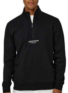 Sudadera Only and Sons Curated Zip negro para hombre