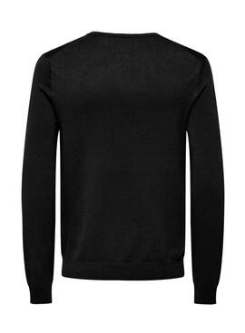 Jersey Only and Sons Wyler negro para hombre
